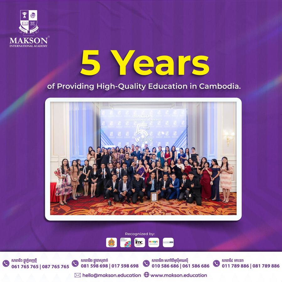 Poster: 5 Years of Providing High-Quality Education in Cambodia
